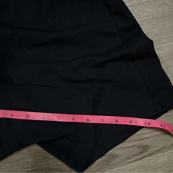 Lands’ End Womens Black Starfish Shorts Stretch Zipper Pocket Size Large Petite - Picture 8 of 9